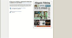 Desktop Screenshot of pdfire.alingsastidning.se